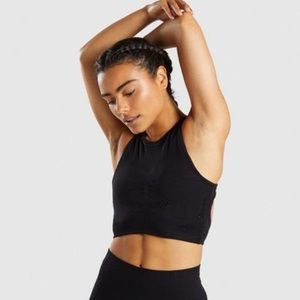 ✨Host Pick✨New Gymshark Flawless Knit Sports Bra - Black